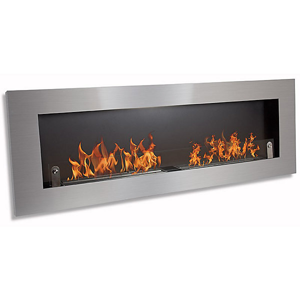 Cheminée éthanol Novo XL - Coloris Inox brossé