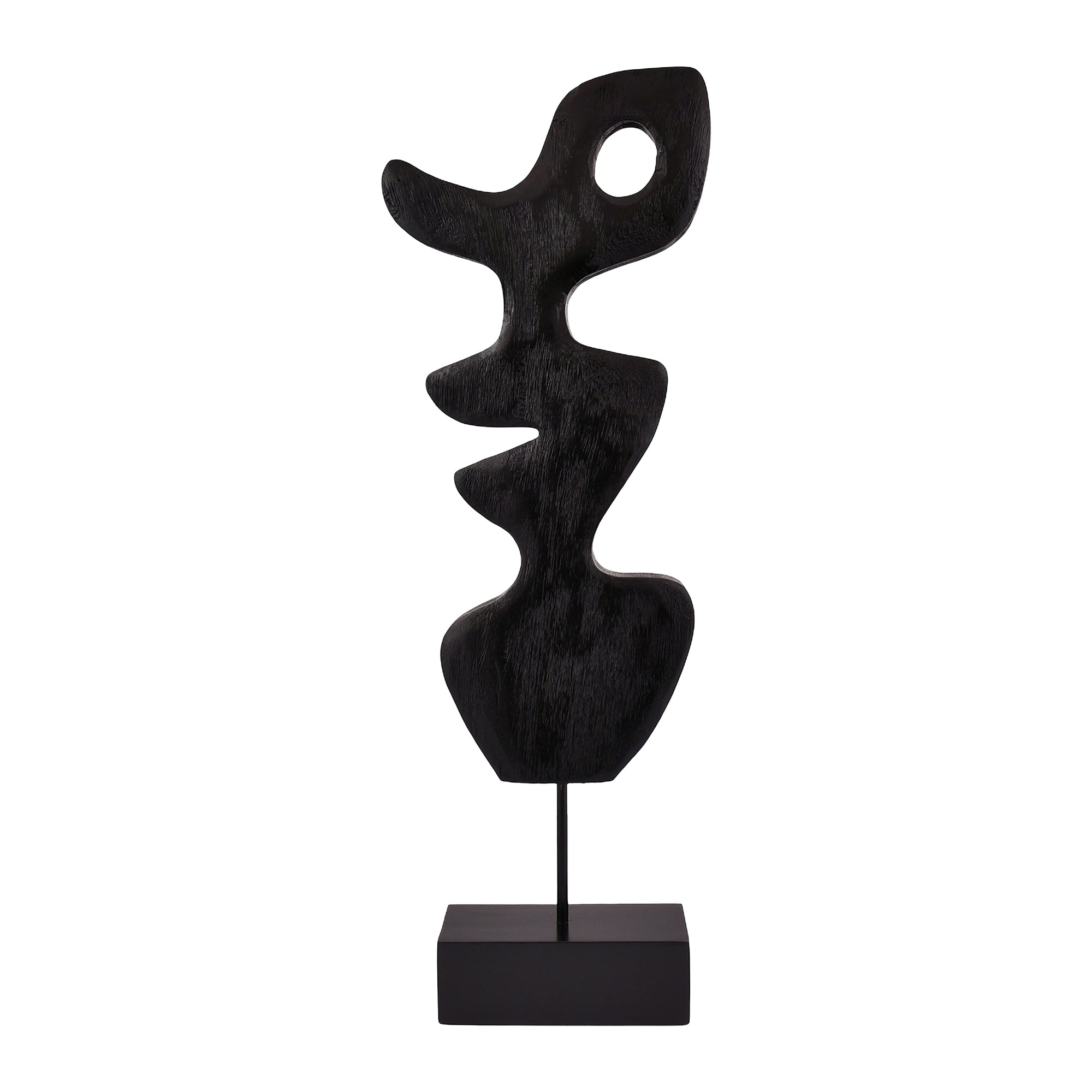 by fonQ Structure Ornament H 67 cm - Zwart