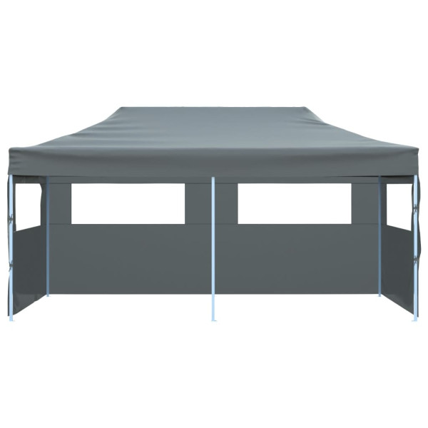 Namiot ogrodowy Antracyt Tkanina with 4 sidewalls vidaXL