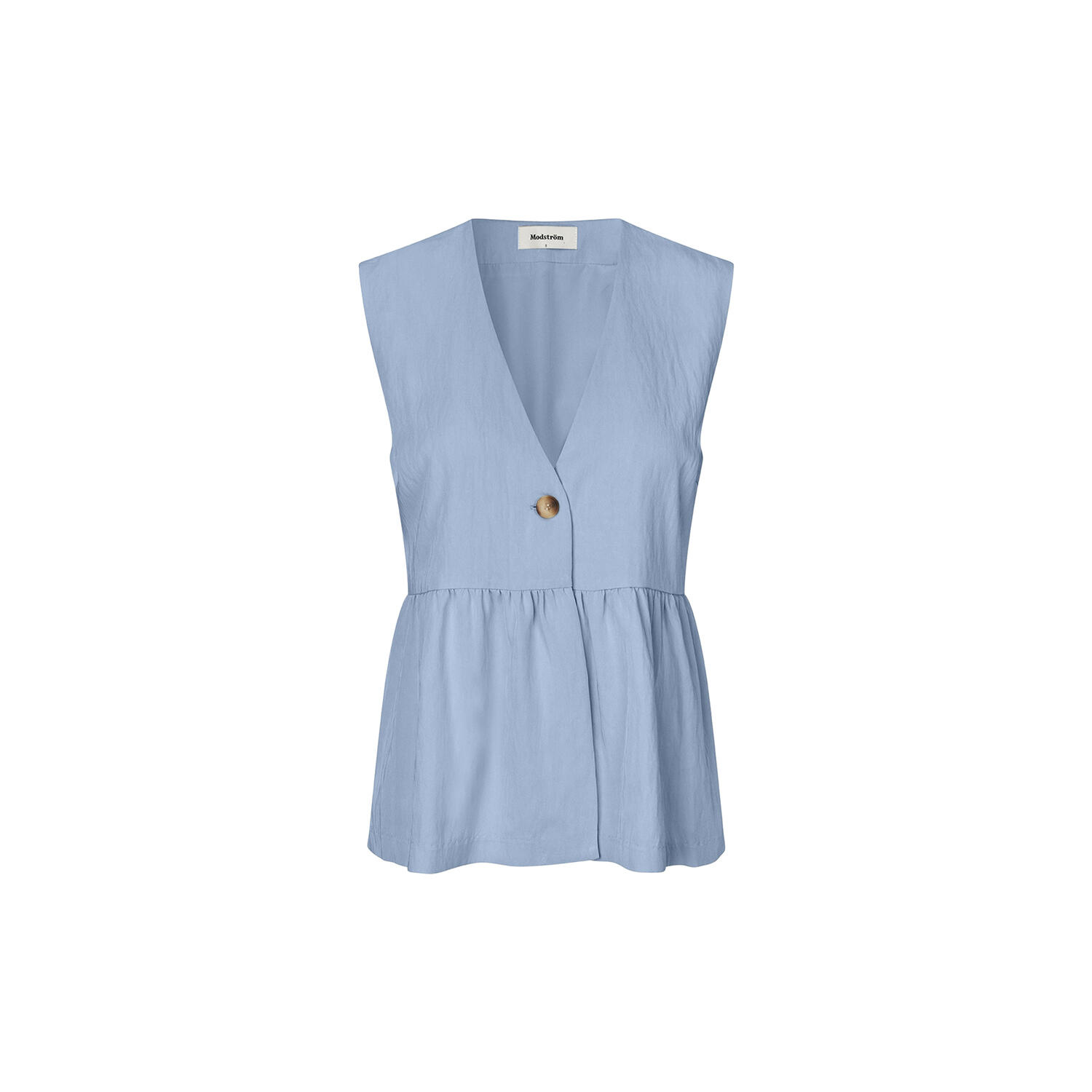 Agnetemd vest, cashmere blue