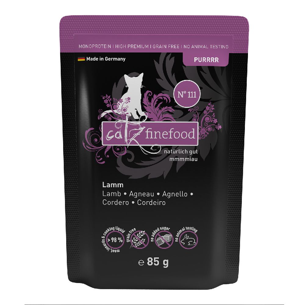 catz finefood Purrrr Wet Food Pouches 8 x 85g