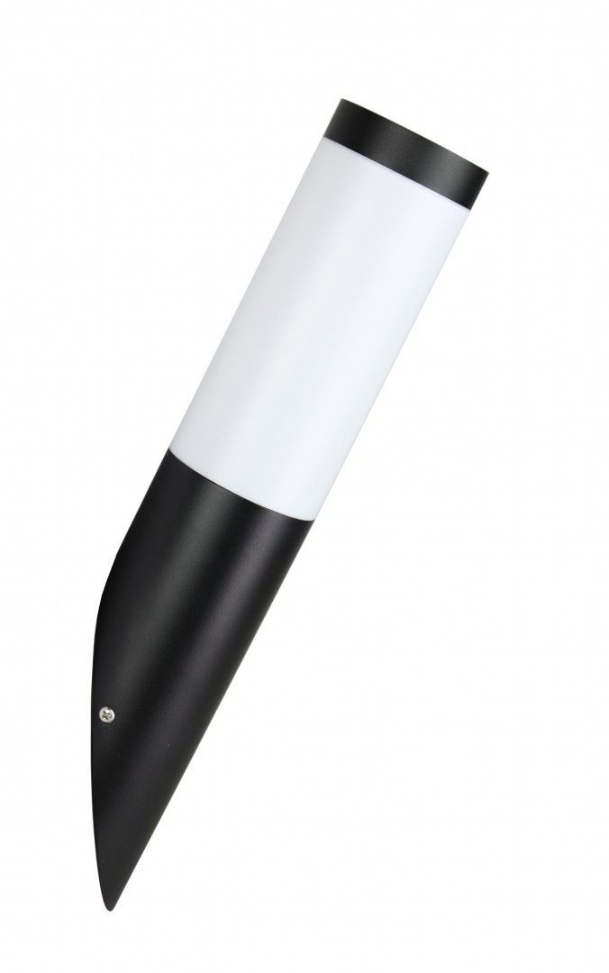 Kinkiet zewnętrzny czarno-bialy Inox 1xE27x40W IP44 SU-MA