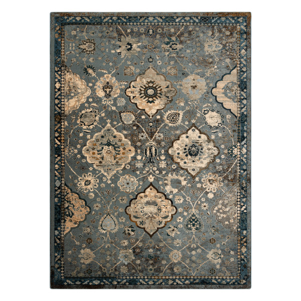Dywan wełniany POLONIA Abrash orientalny, kwiaty jasny 170x235 cm