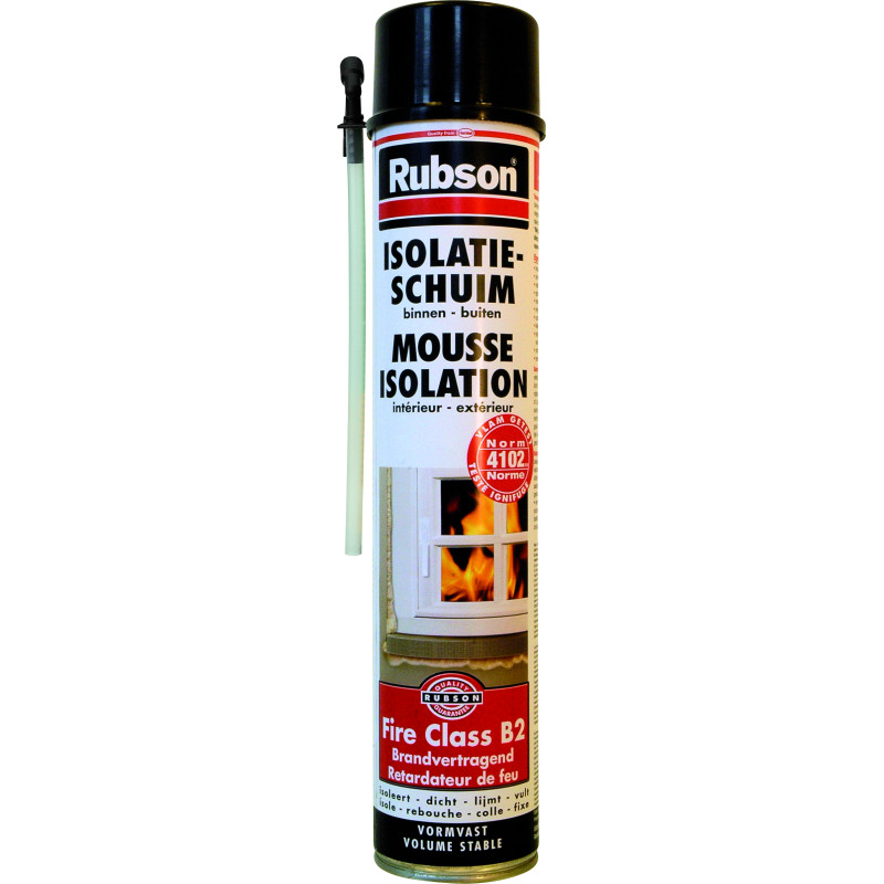 Mousse isolation retardateur de feu 750 ml jaune RUBSON