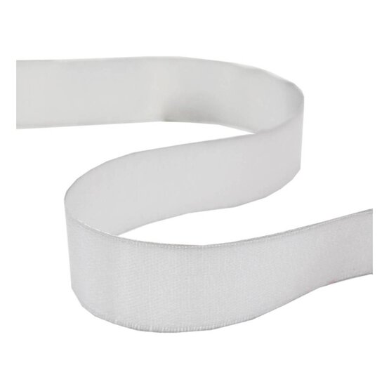 Light Silver Satin Ribbon 20mm x 15m