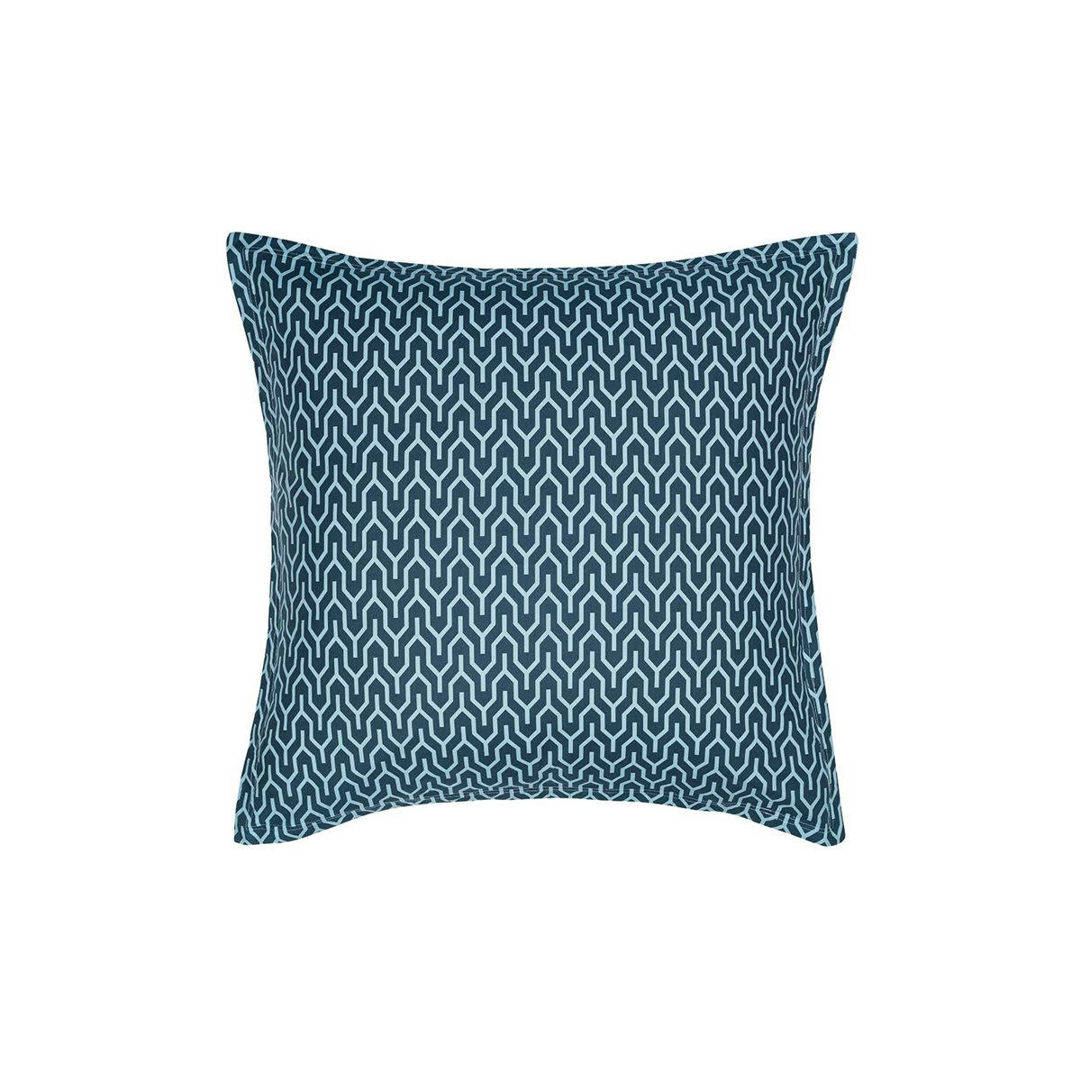 LOKKEN - 2 taies d'oreillers en percale de coton  indigo 65x65 cm