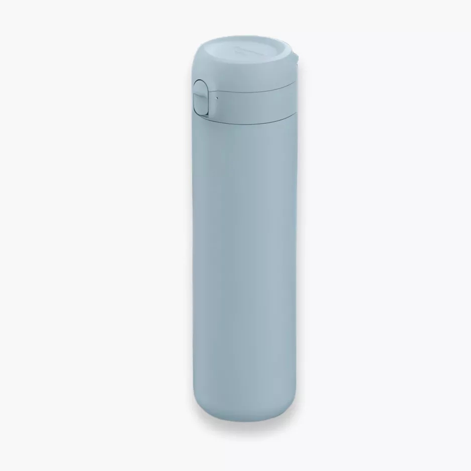 Kubek termiczny termos z zaparzaczem BERGHOFF LEO 700 ml błękitny stalowy