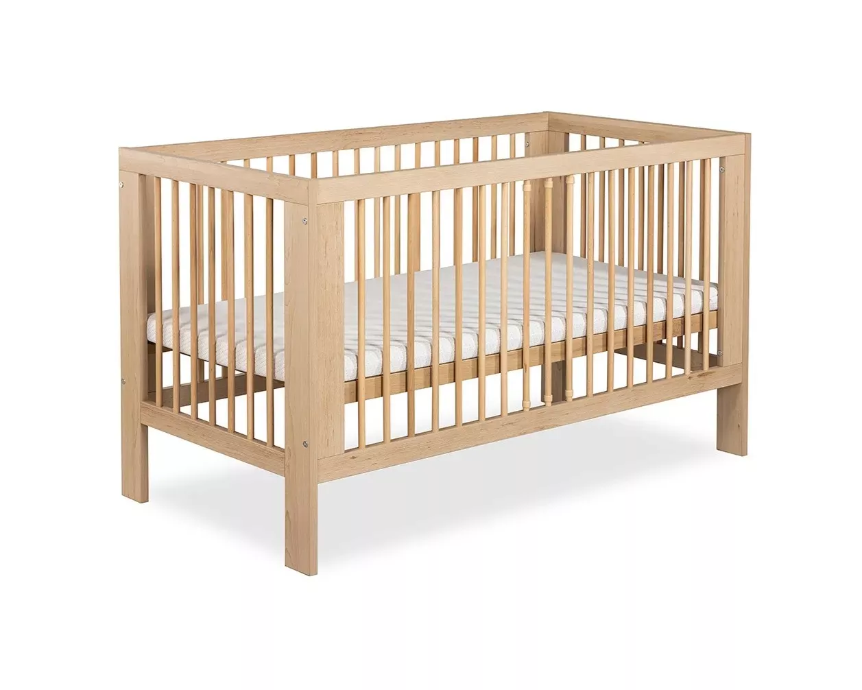 Łóżeczko dziecięce OLIVIA 120x60 buk