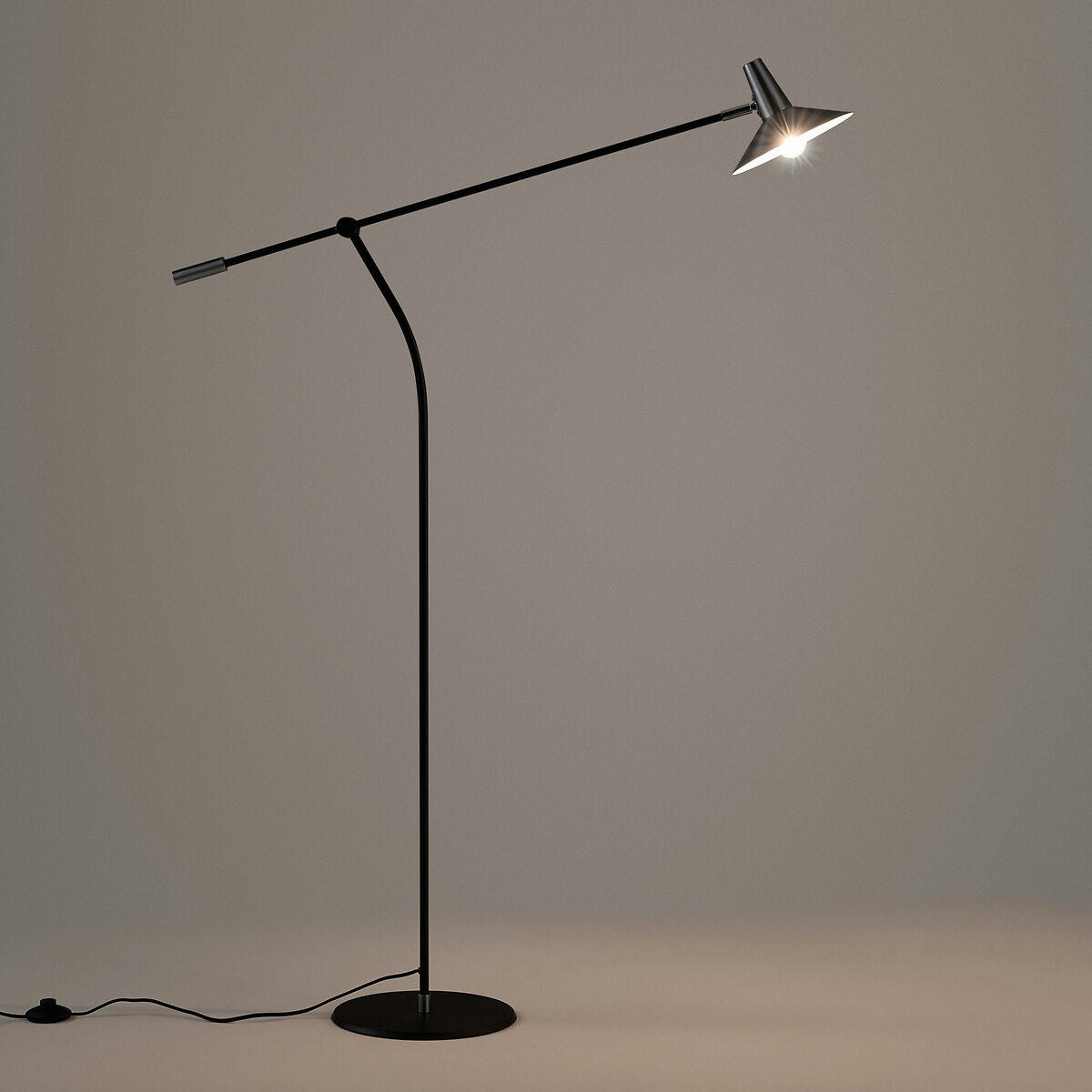Lampadaire métal acier, Lidia