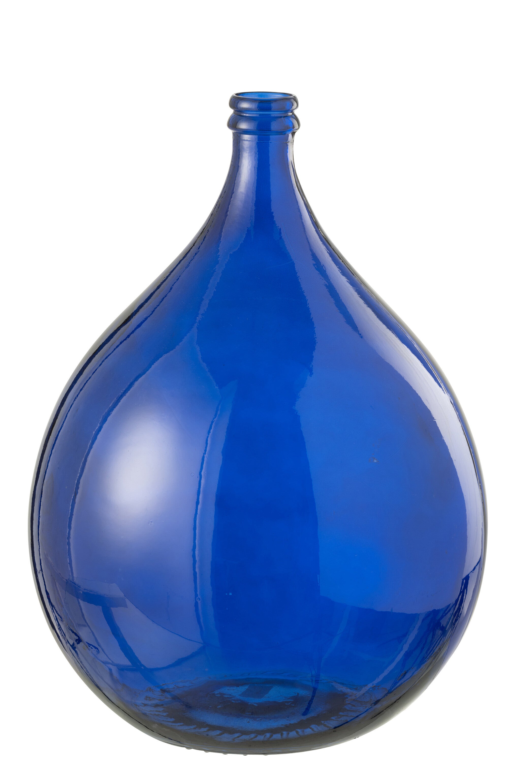 J-Line vaas Lissabon - glas - blauw - small - Ø 40 cm