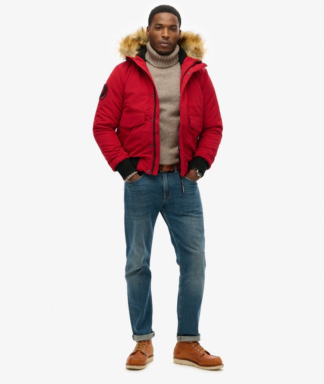 Hooded Everest Puffer Bomber Jacket