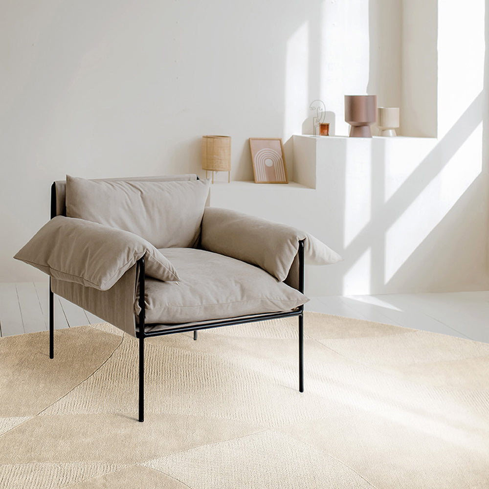 Acsento Piana Stone Shape Vloerkleed 200 x 290 cm - Off-White