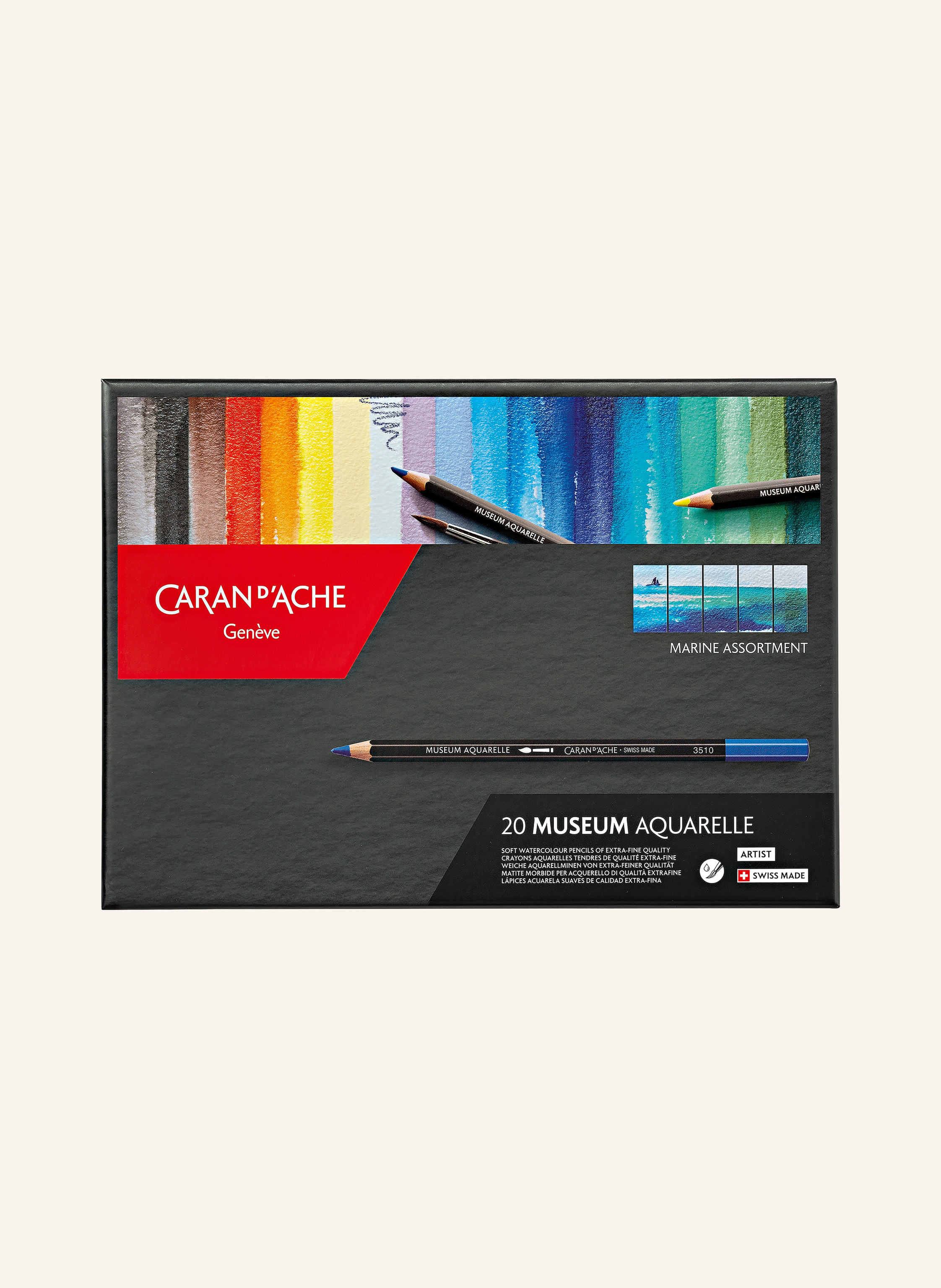 CARAN d'ACHE 20er-Set Aquarellstifte MUSEUM AQUARELLE