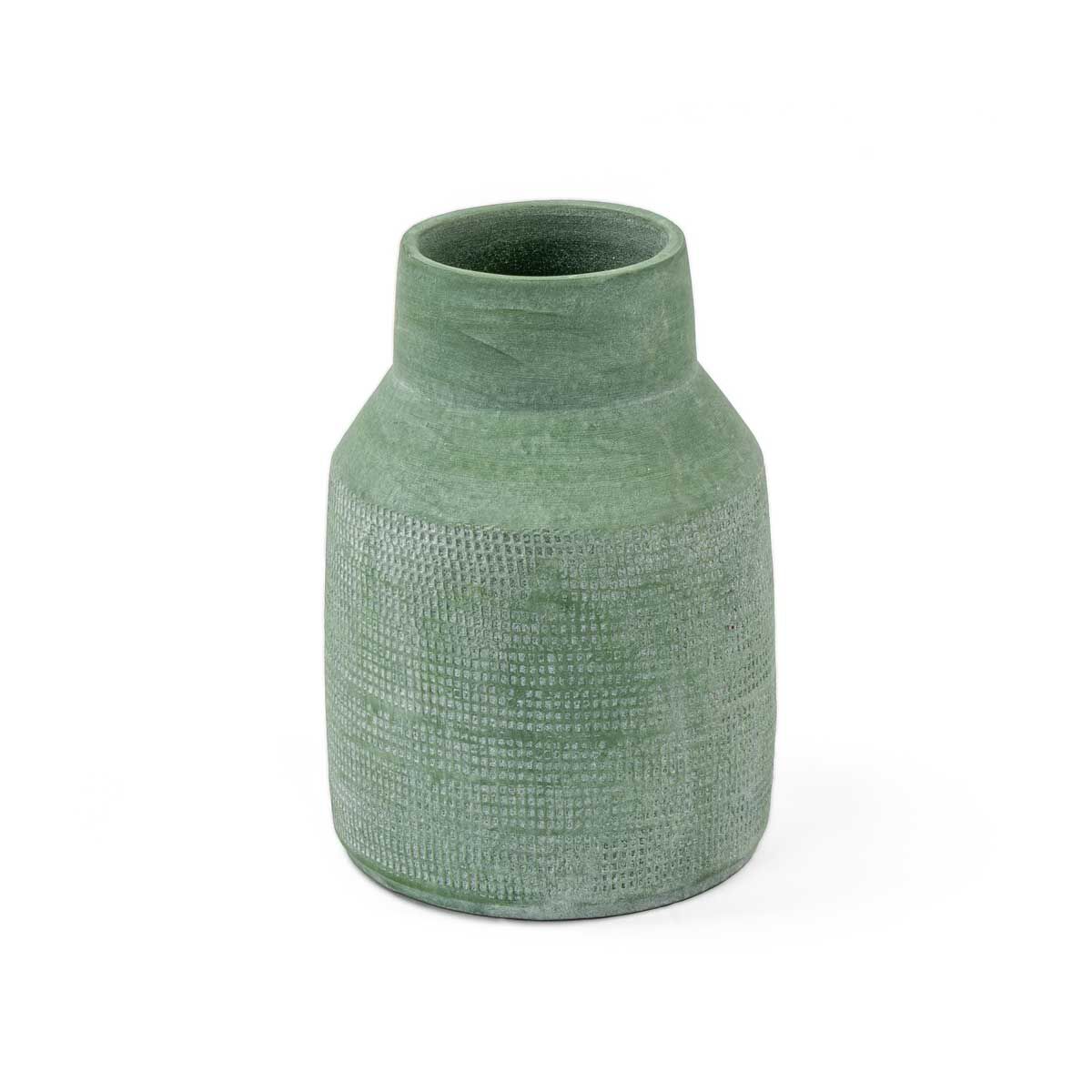 Jarra de cerâmica verde CARAVANE 20cm