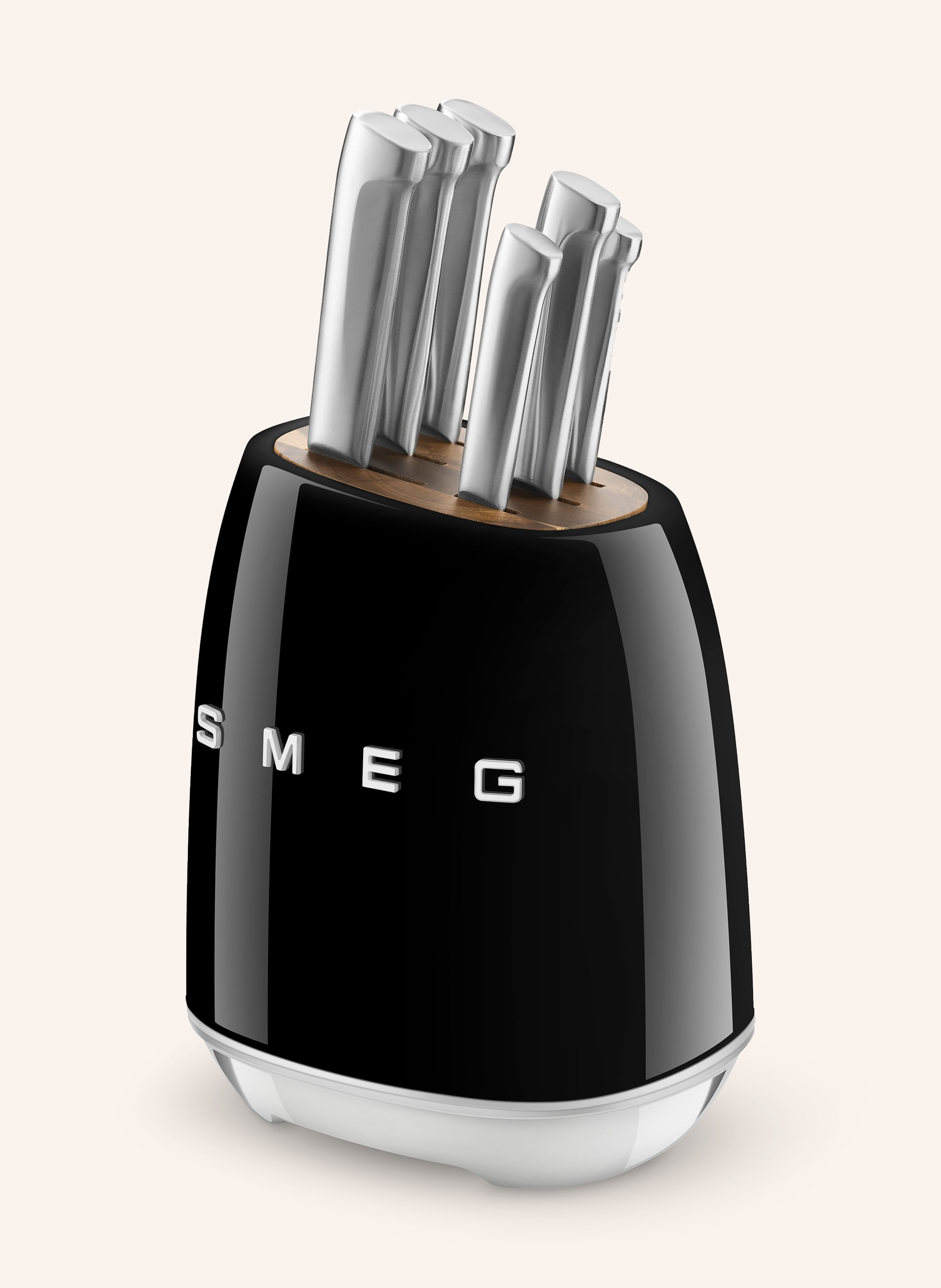 SMEG 7-tlg. Messerblock KBSF02