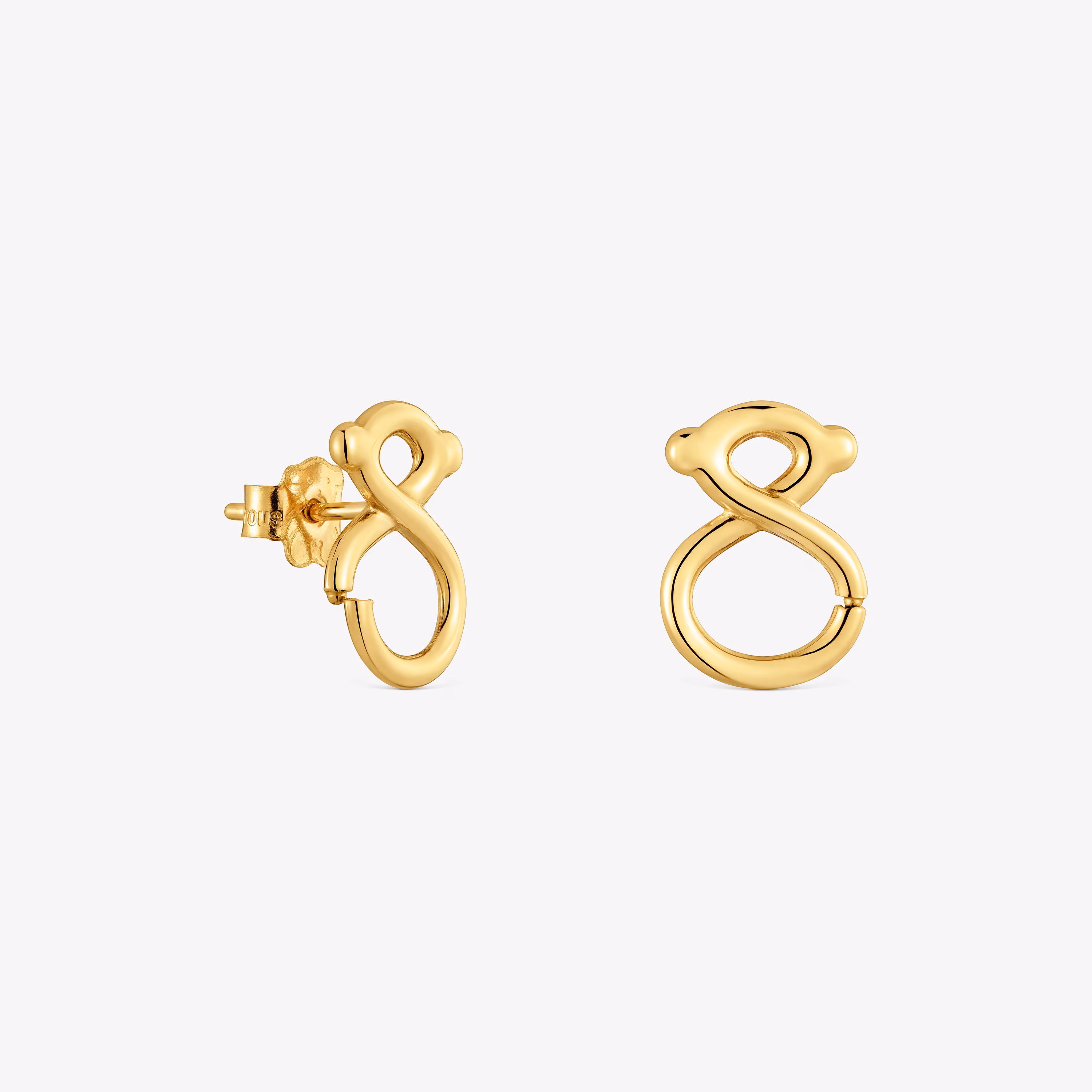 Pendientes de oro 9 kt motivo oso 14 mm TOUS Infinity