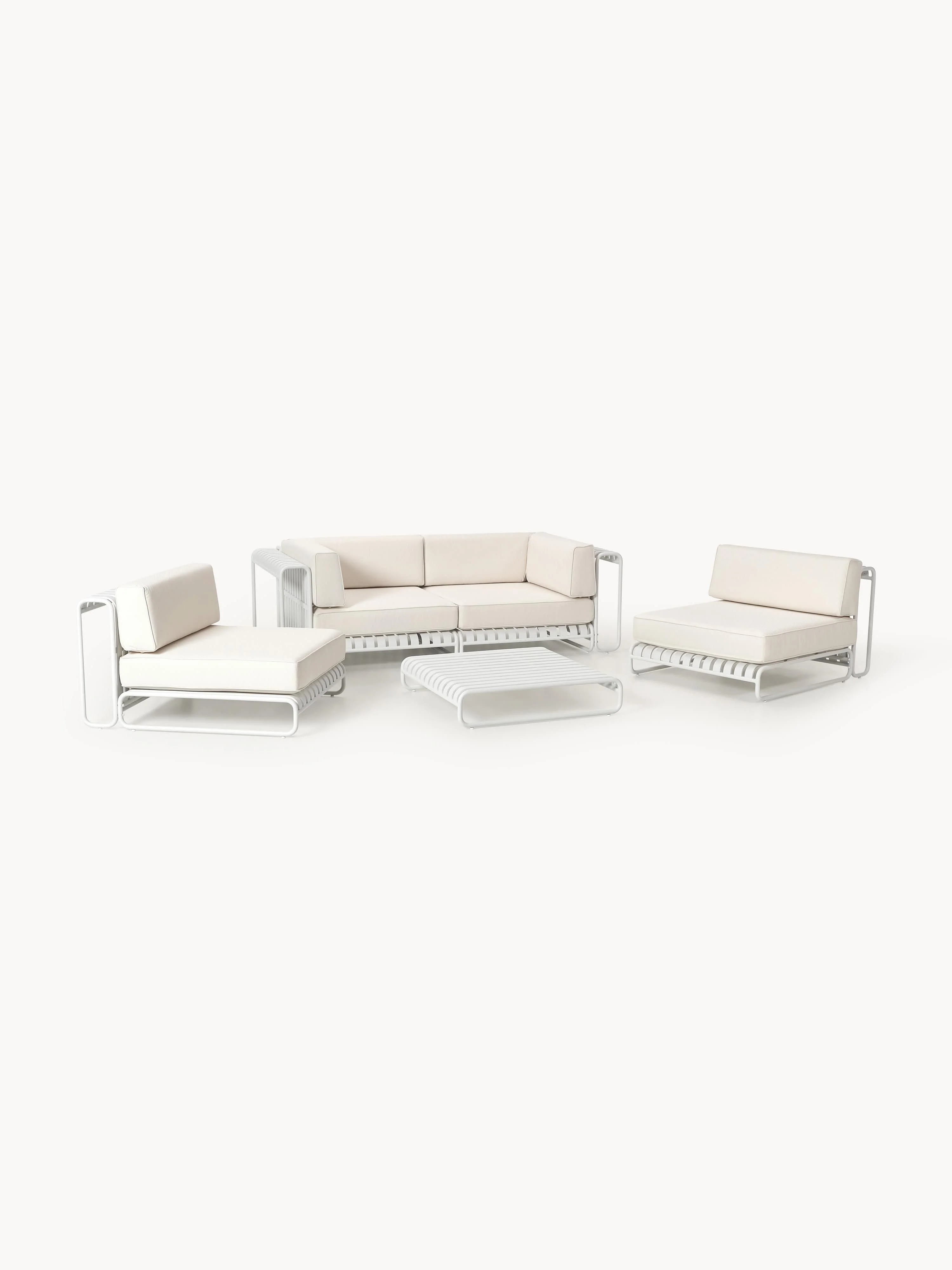 Modulares Garten-Lounge-Set Caio, 4er-Set