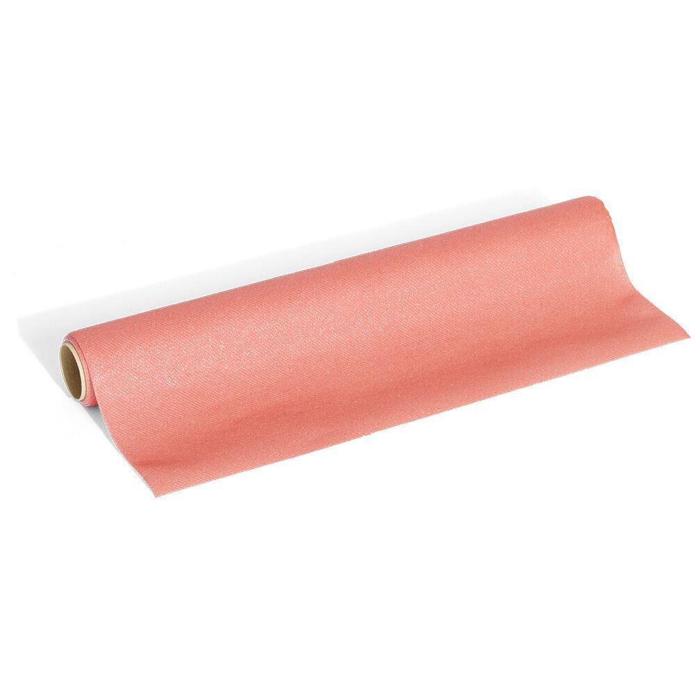 Chemin de table 320cm tissu intissé rouge pailleté