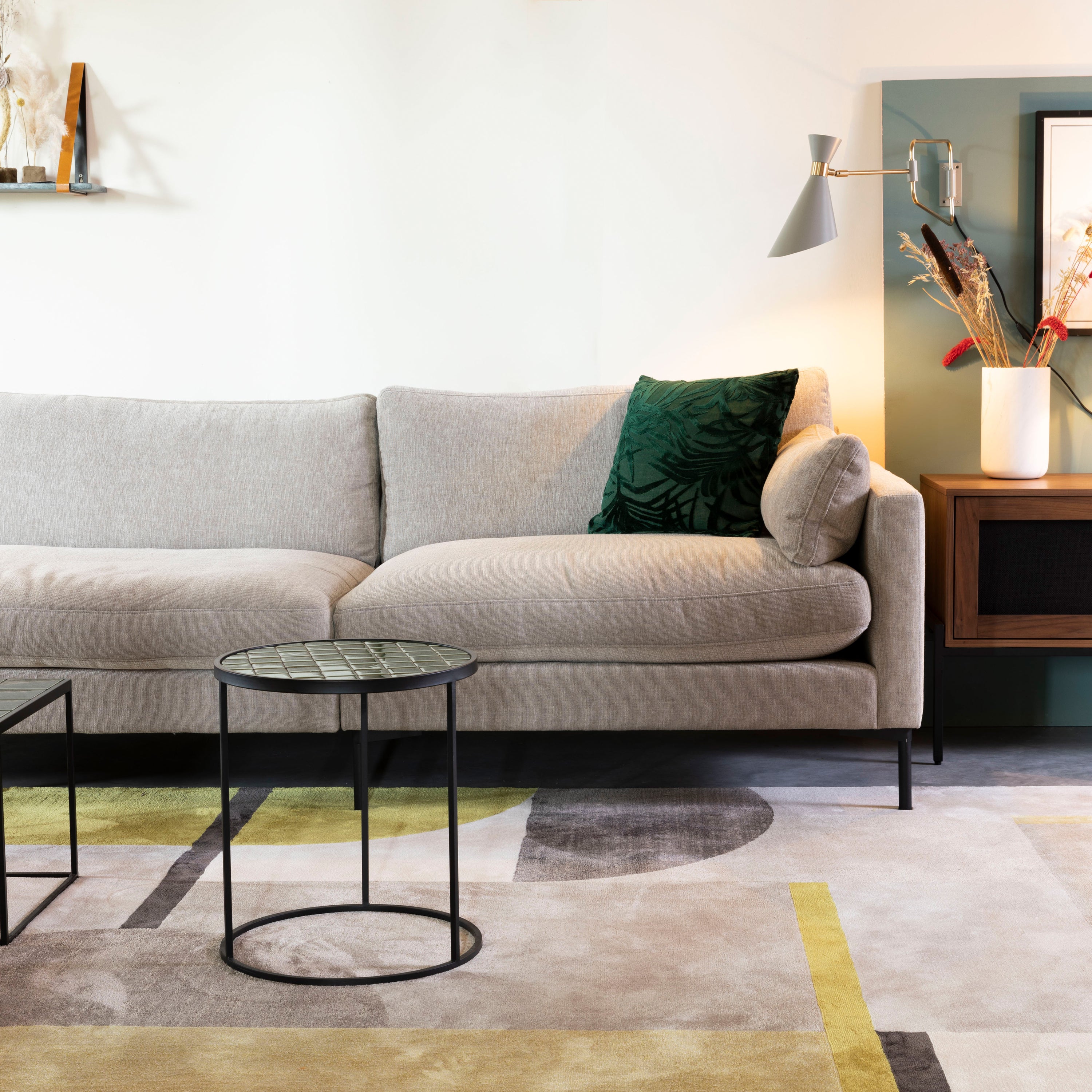 Zuiver Hilton Vloerkleed 200 x 290 cm - Geel