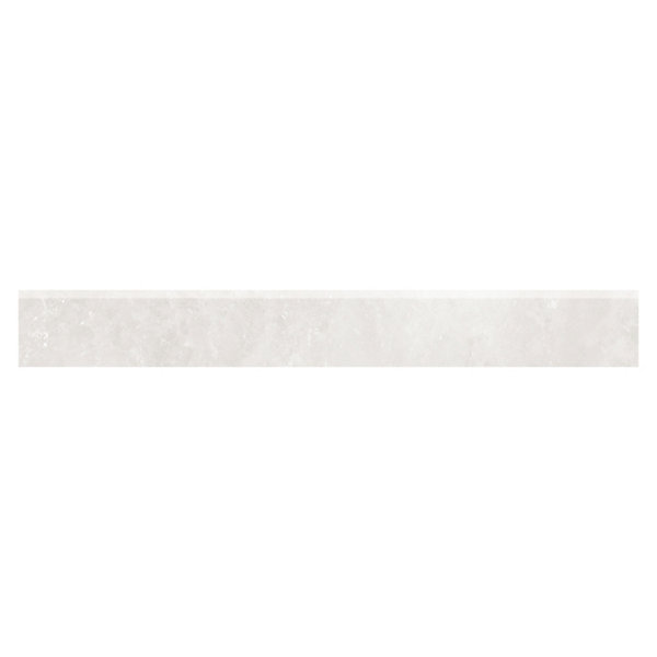2 Plinthes carrelage Himalaya blanc l.7 x L.60 cm