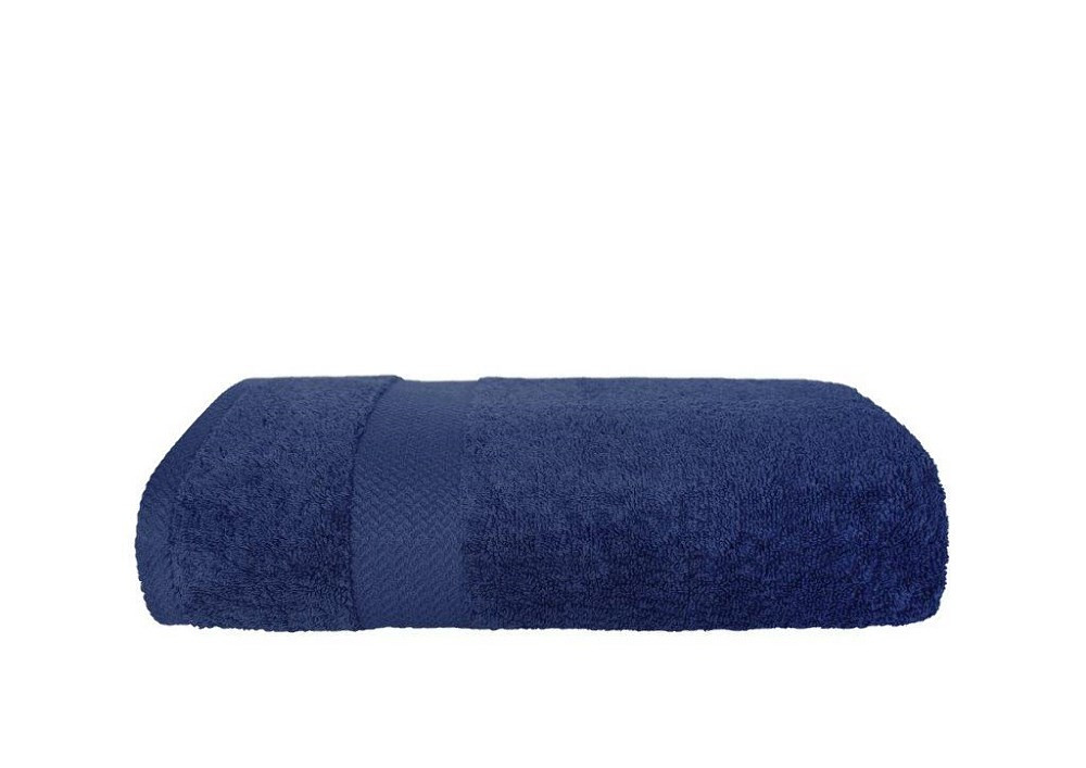 Ręcznik Fashion 70x140 granatowy 550g/m2 z bordiurą frotte
