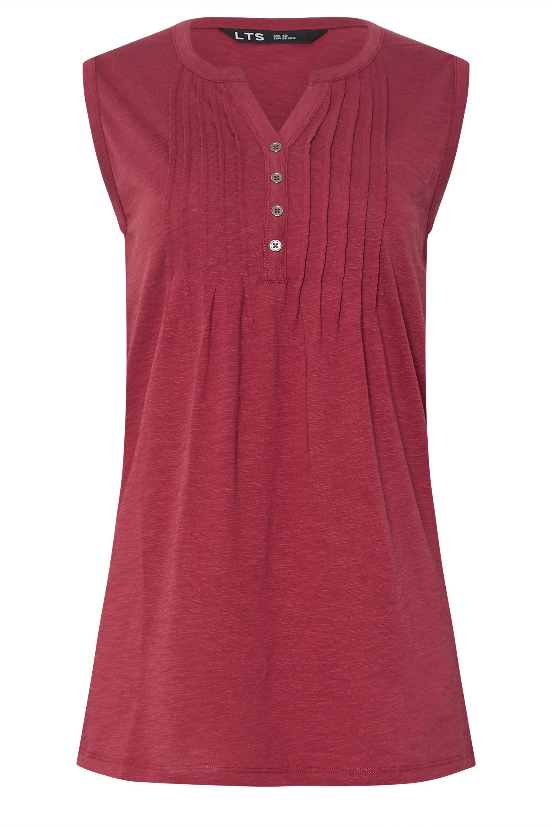 Long Tall Sally Tall Henley Vest Top