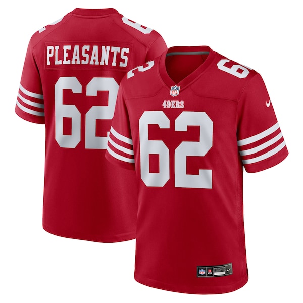 Austen Pleasants San Francisco 49ers Nike Team Game Jersey -  Scarlet