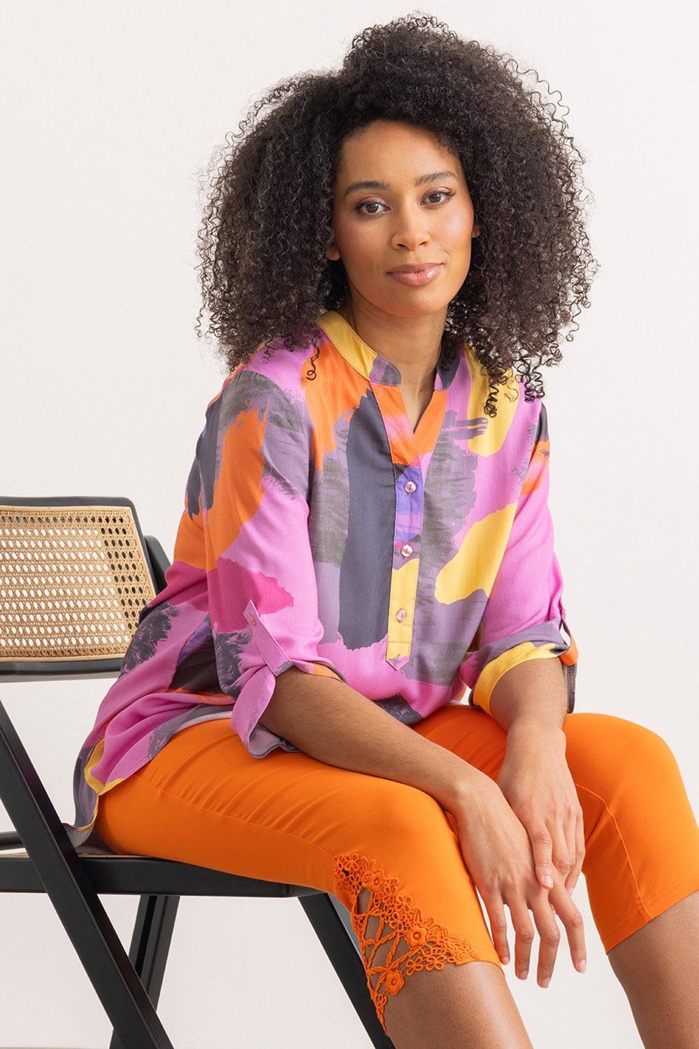 Klass. Printed Relaxed Fit Top