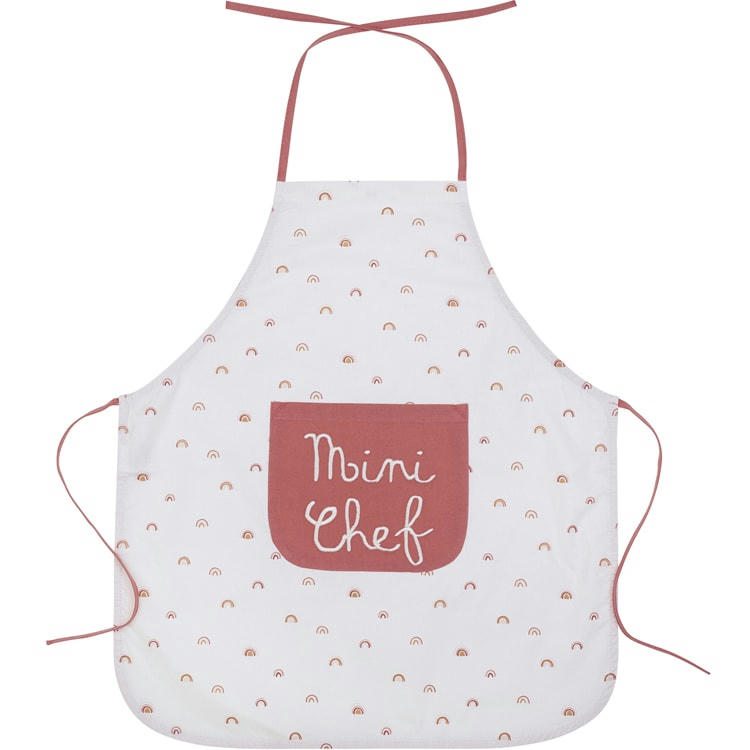 - Tablier enfant en coton enduit Arc-en-ciel (3-6 ans)