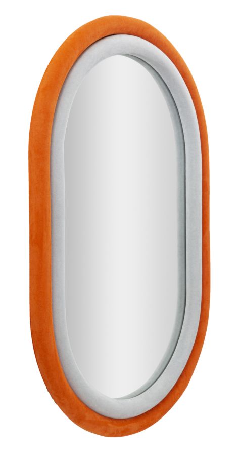 Mauro Ferretti Antony Wandspiegel in oranje fluweel