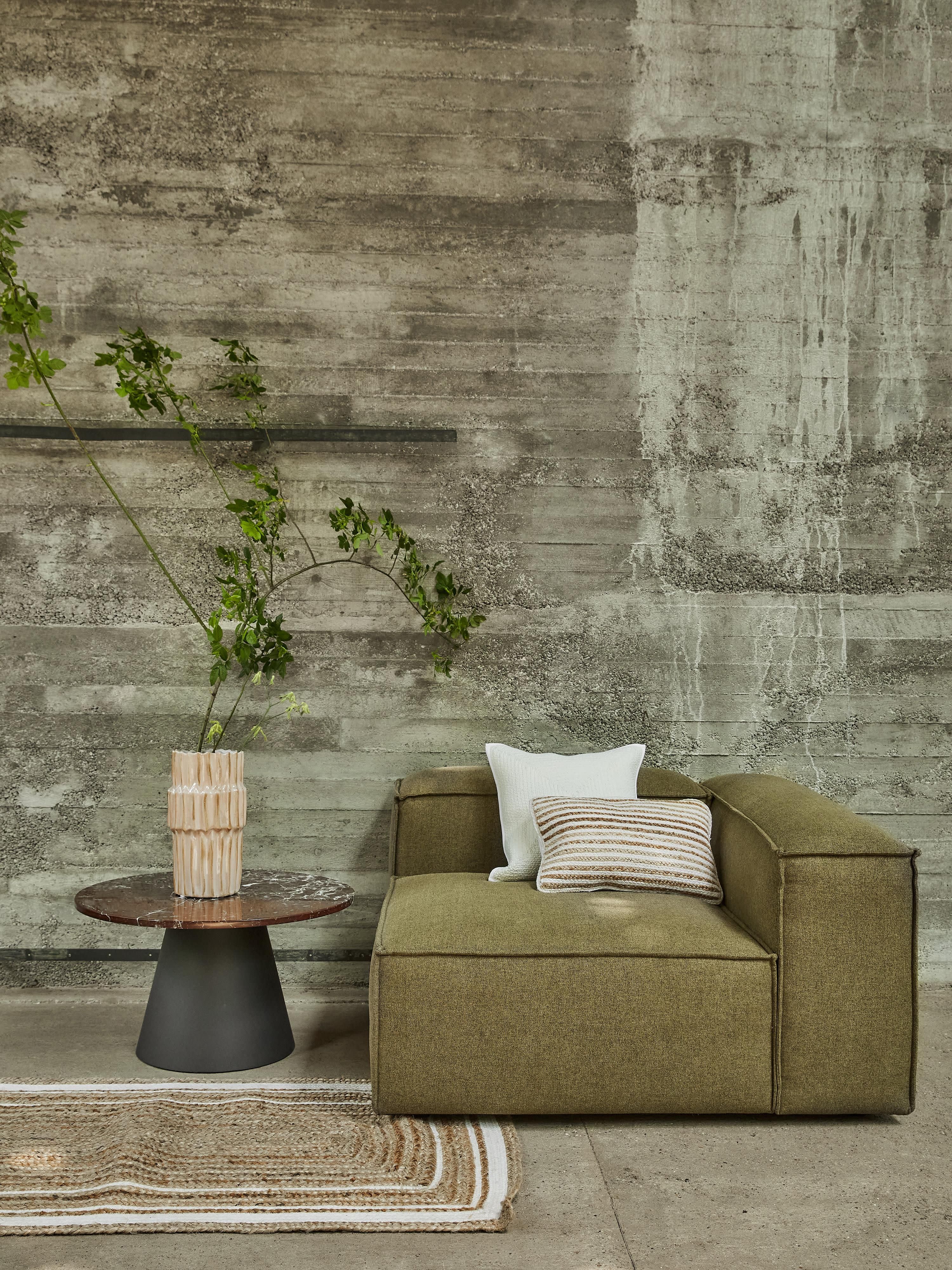 Handgewebte Jute-Fußmatte Clover