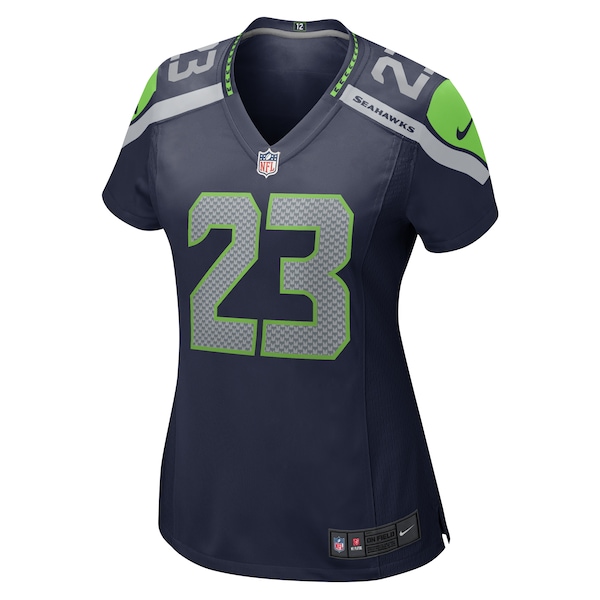 Artie Burns Seattle Seahawks Nike Women's  Game Jersey - College Navy