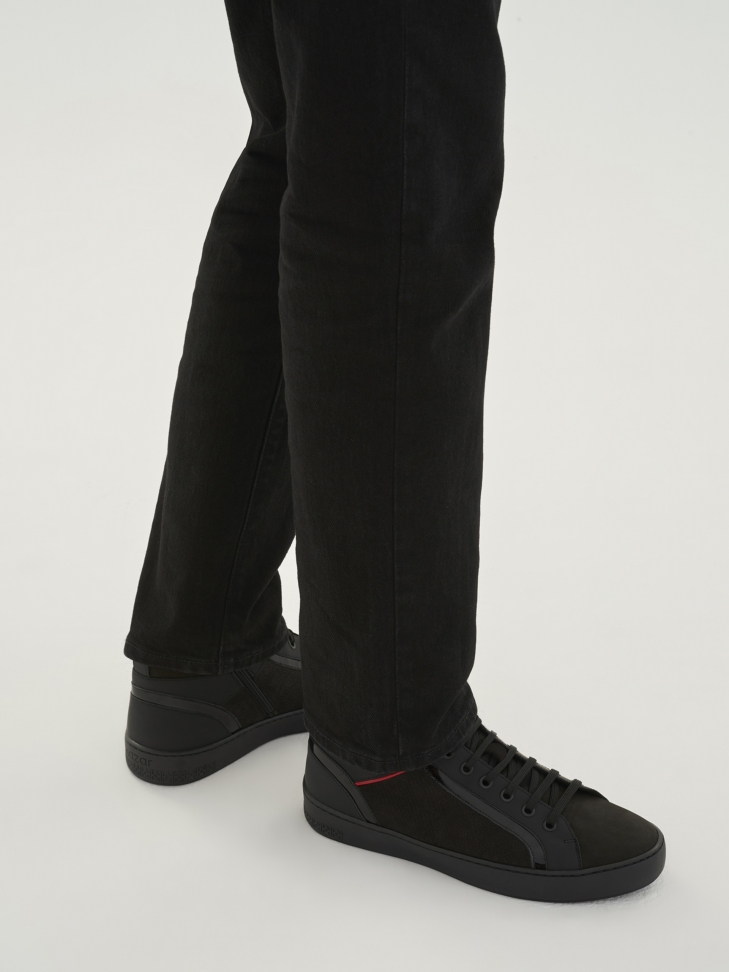 Men's black sneakers