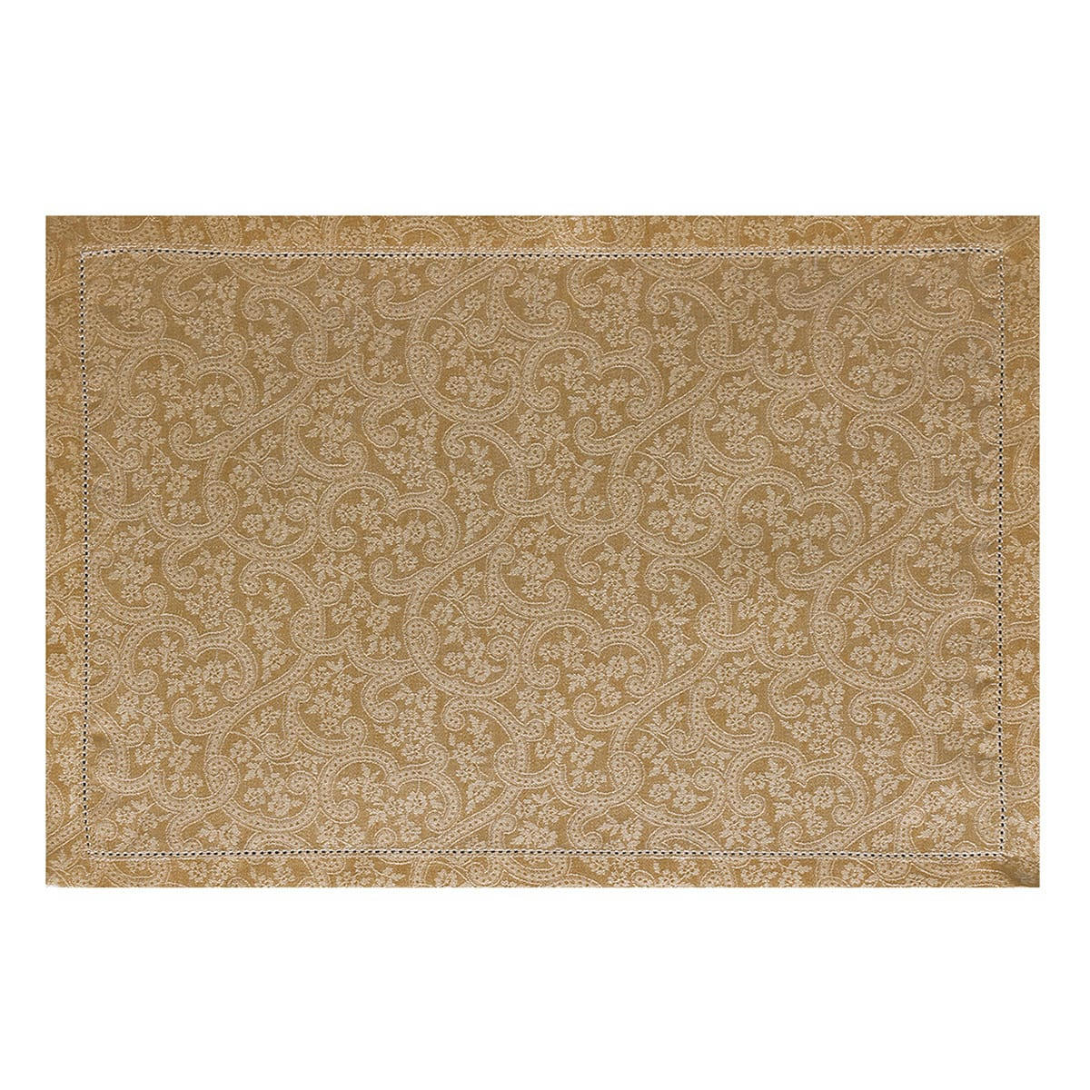 PORTOFINO FIORI - Set de table en lin terra 50 x 36