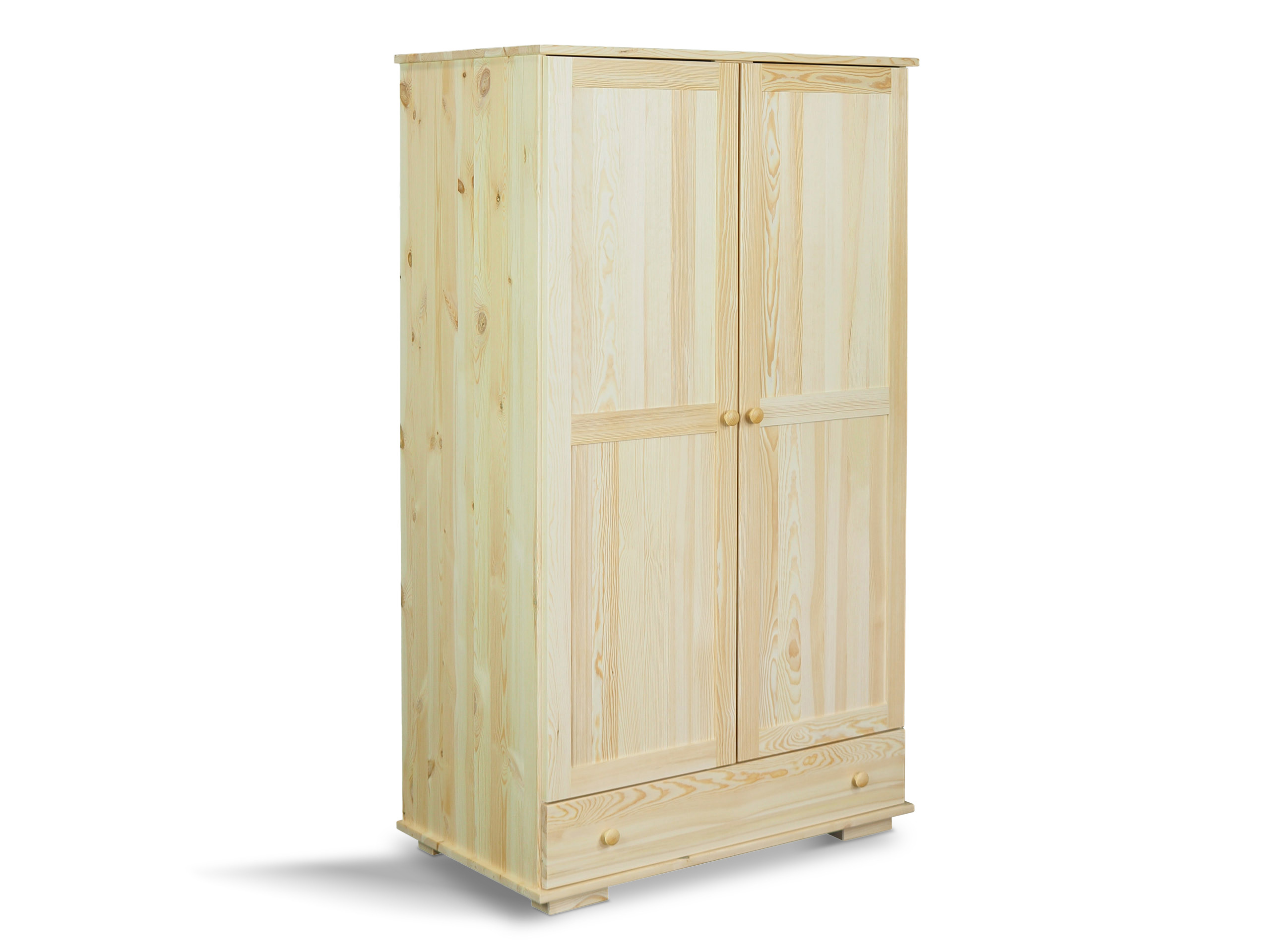 Szafa 100 z drążkiem drewniana MODERN, kolor sosnowy