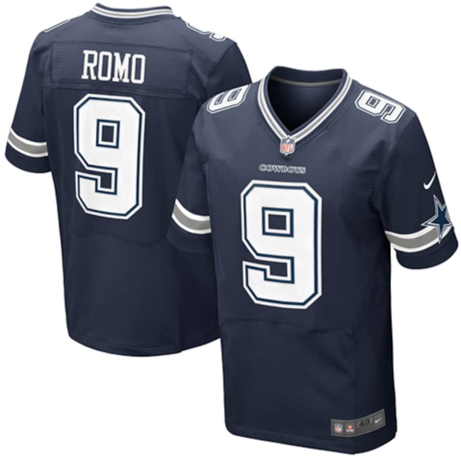 Tony Romo Dallas Cowboys Nike Classic Jersey - Navy Blue