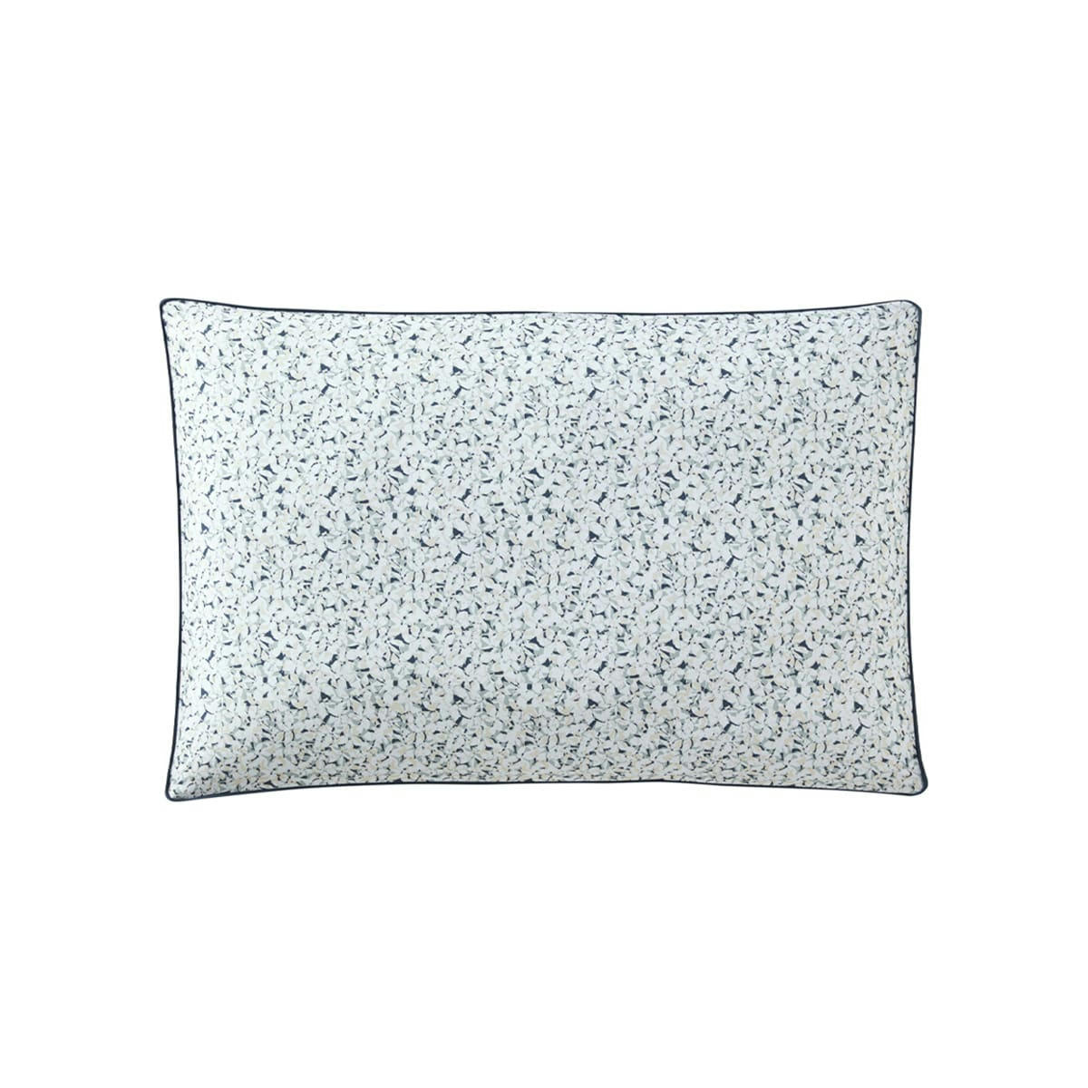 NUI - Taie d'oreiller en satin de coton bleu 50x75