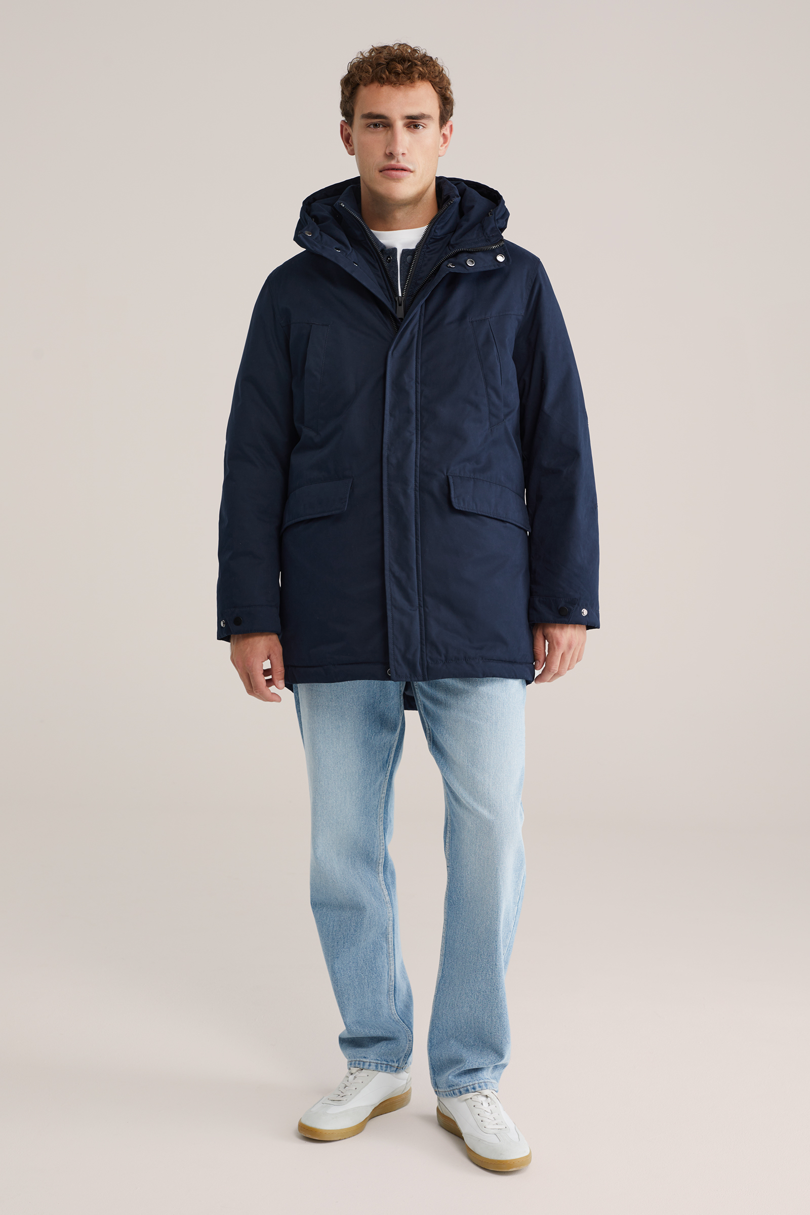Heren parka jas