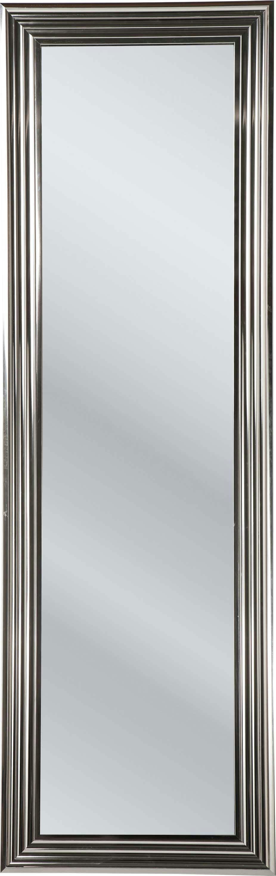 FRAME - Miroir sur pied en métal argenté 180x55