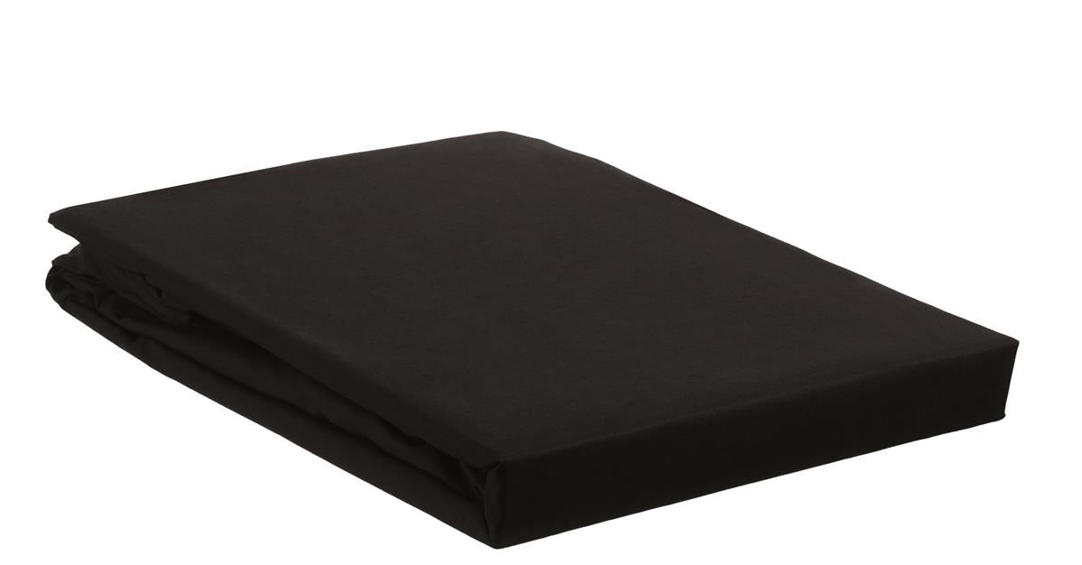 Beddinghouse Percale katoen - Hoeslaken - 180x210 - Zwart