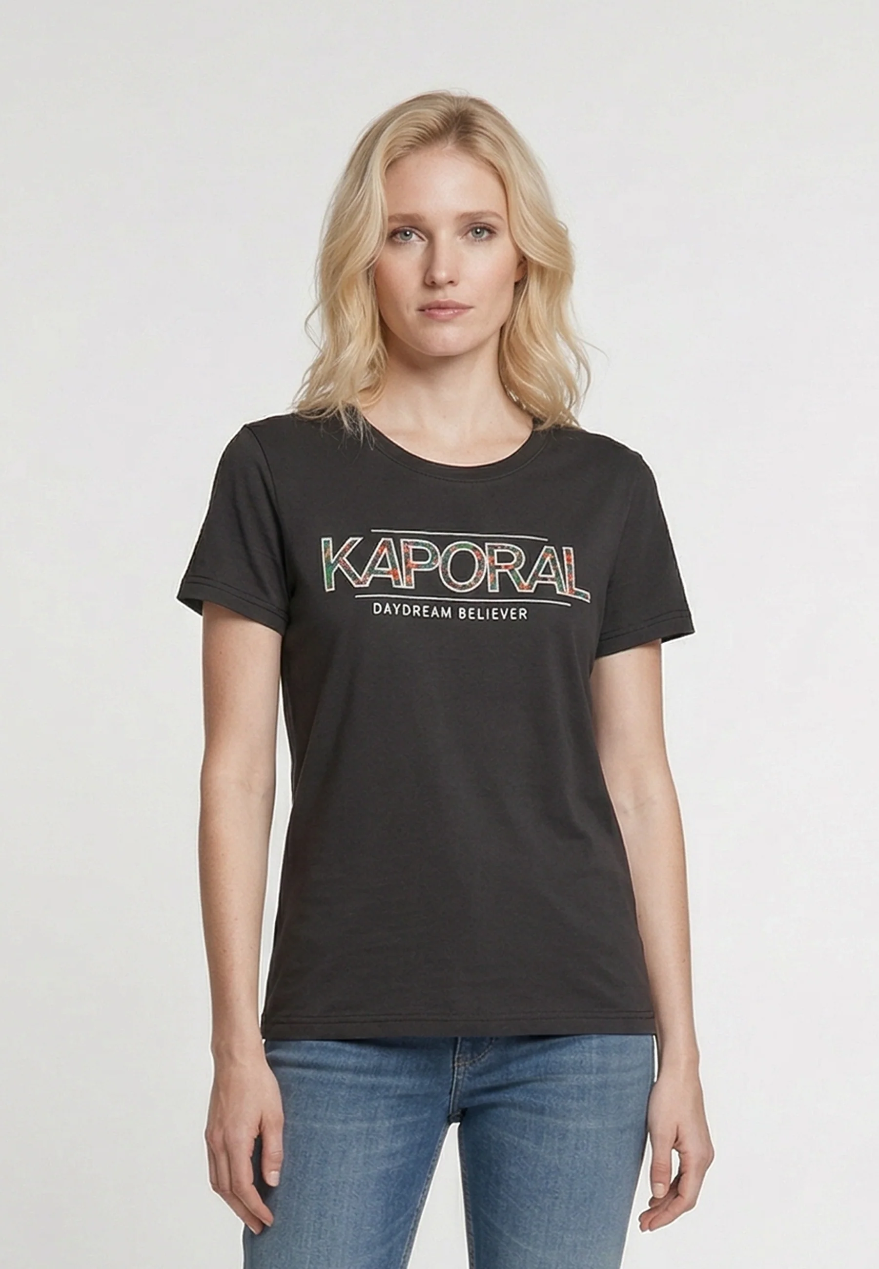 T-shirt noir en coton JALL