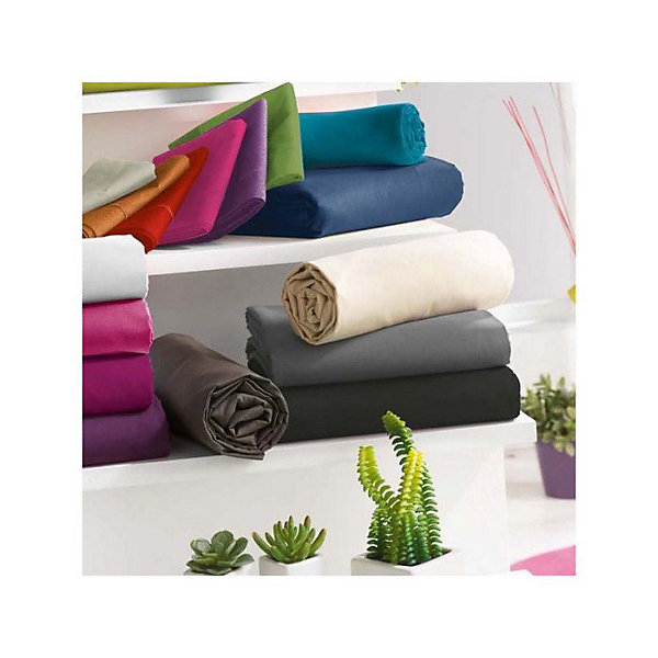 1 Acheté   1 Offert / 2 Draps housse Rouge 160 x 200 cm - Rouge - 160 x 200 cm