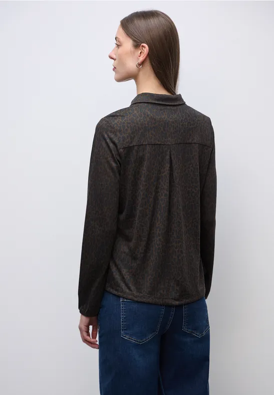 Leo-Shirt mit Hemdkragen