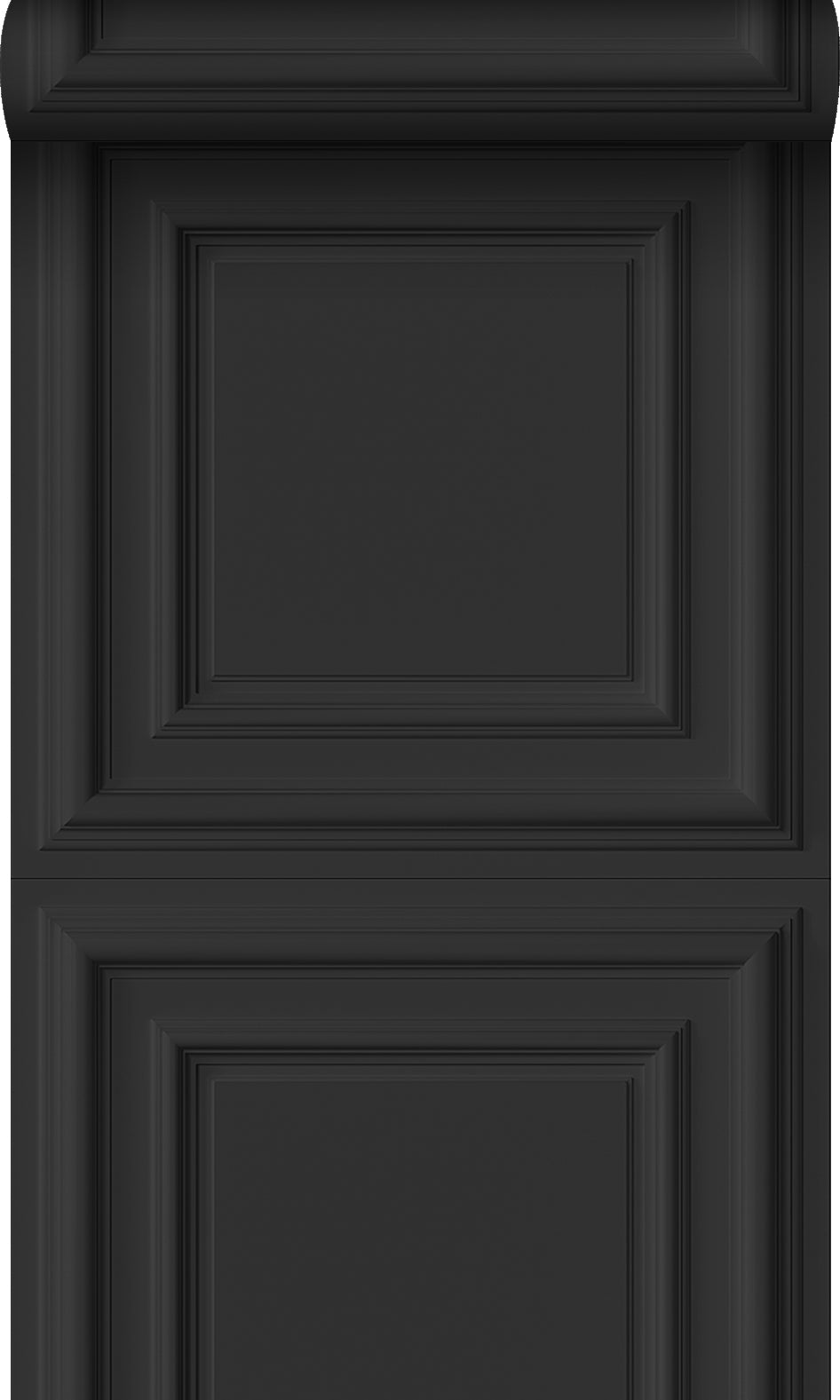 Origin Wallcoverings behang wandpanelen zwart - 53 cm x 10.05 m - 347832