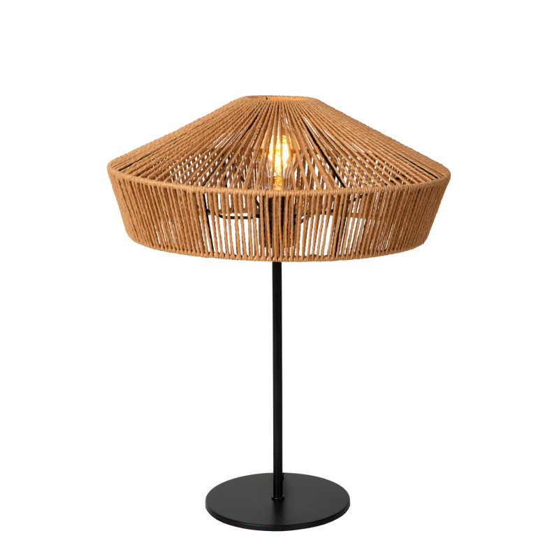 Lampe de table Yunkai naturel E27 60 W LUCIDE