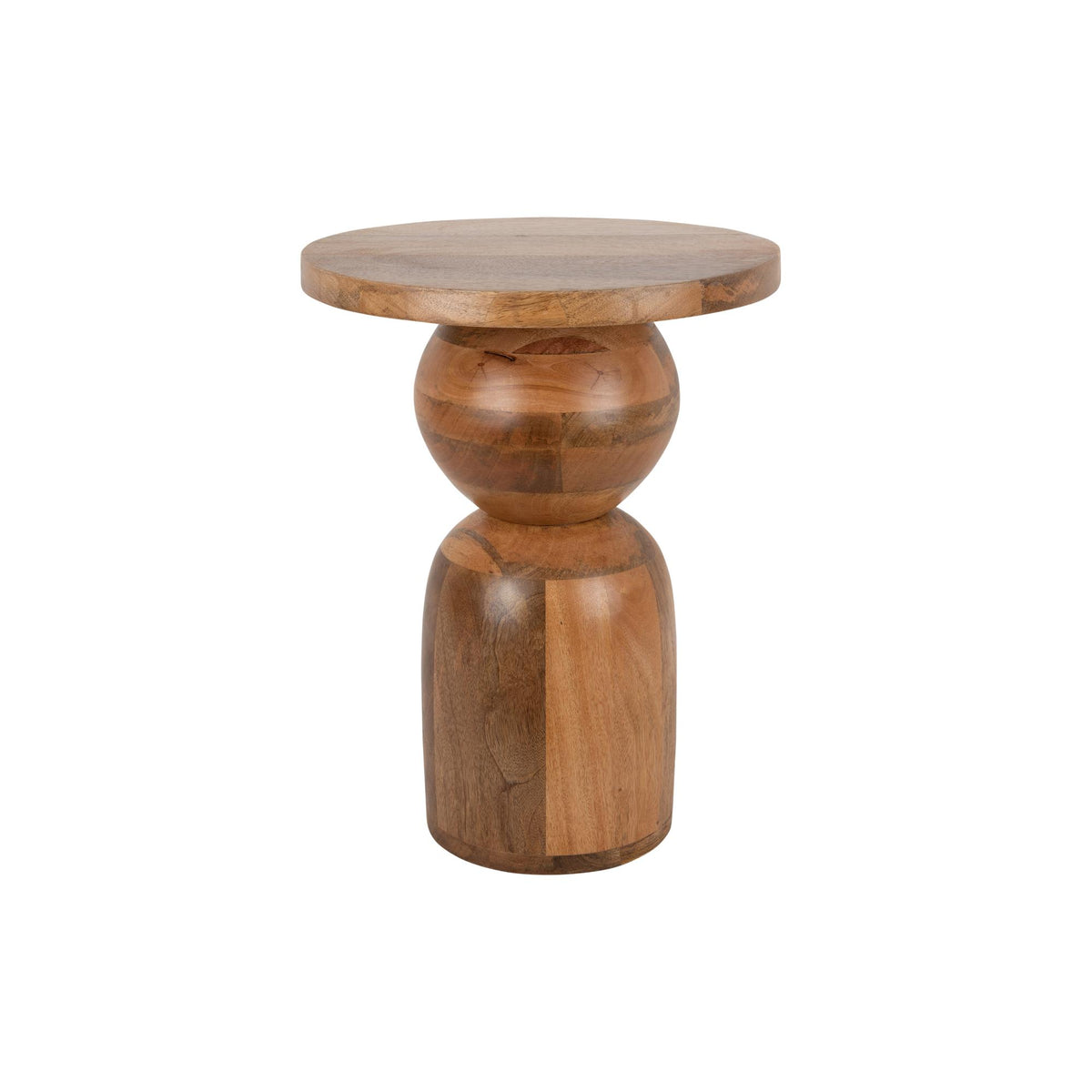 Leitmotiv bijzettafel Dia Groot - naturel - Ø35cm