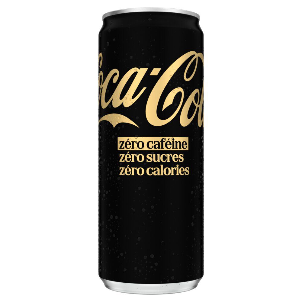 Boisson Coca-Cola ZZZ Zéro caféine Zéro Sucres Zéro Calories canette 33cl