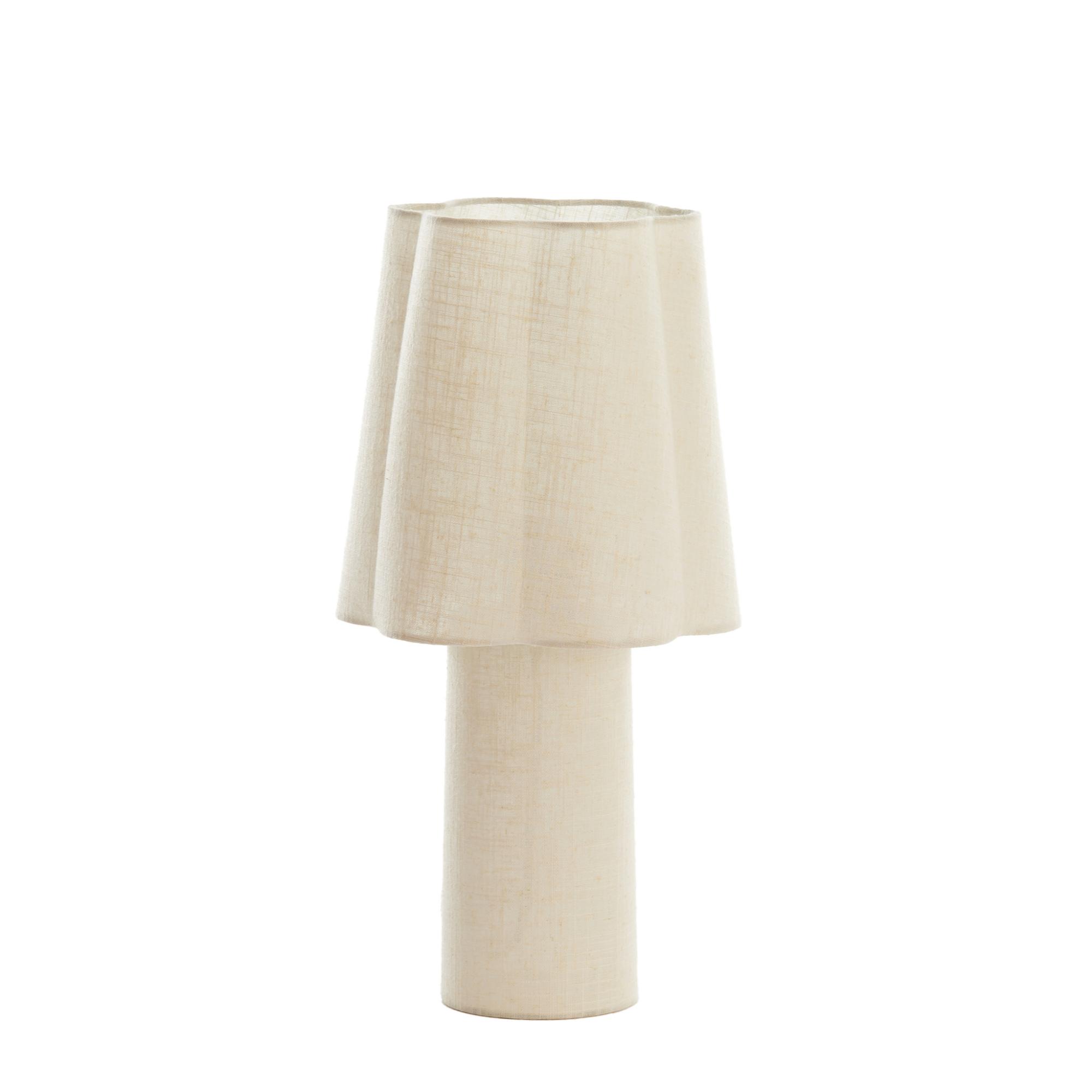 Light & Living tafellamp Musaby - bruin - Ø25cm