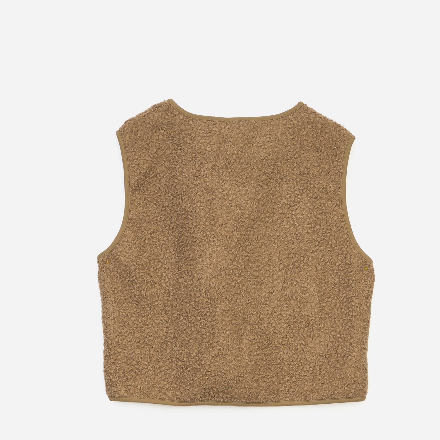 Gilet TEXTO camel sans manches