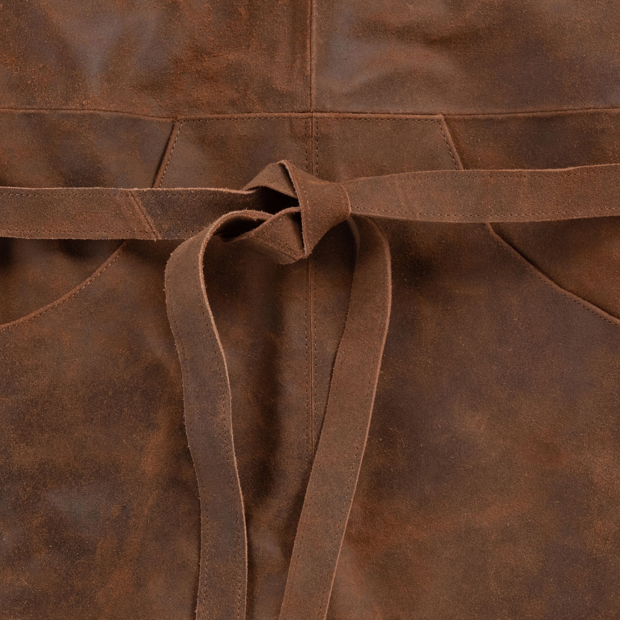 LANTANA - Tablier en cuir pour jardinage - marron